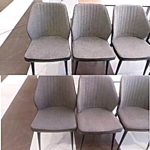 Химчистка офисных стульев, фото до и после