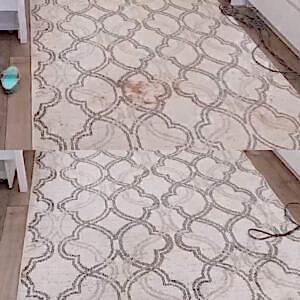 Химчистка ковров с выездом на дом, фото до и после