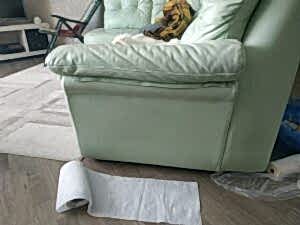 Химчистка кожаного дивана в Петергофе