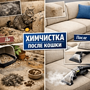 Химчистка после кошки