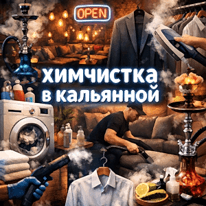 Химчистка в ресторане, кальянной