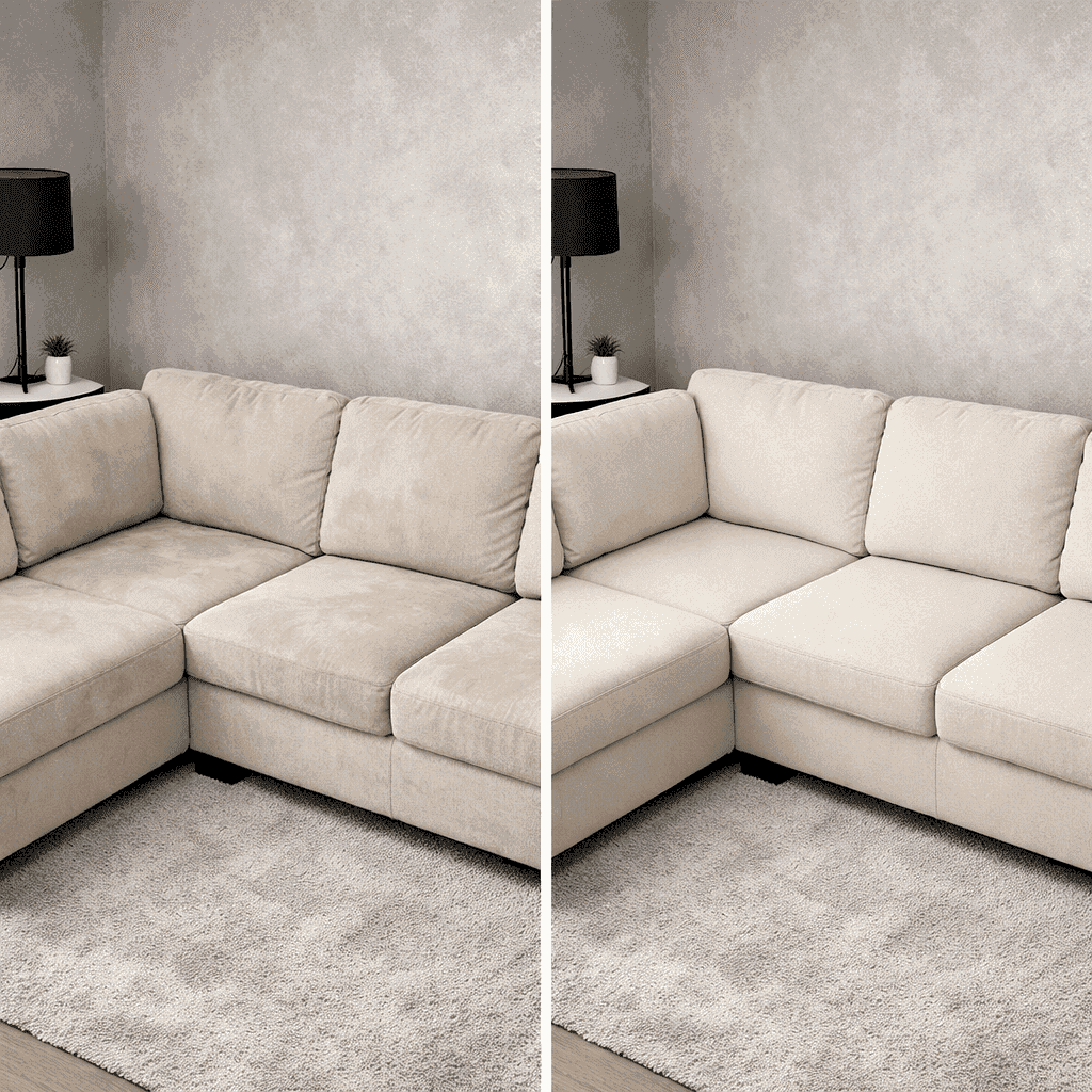 Химчистка углового дивана СПб