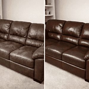 Химчистка кожаного дивана в Петербурге