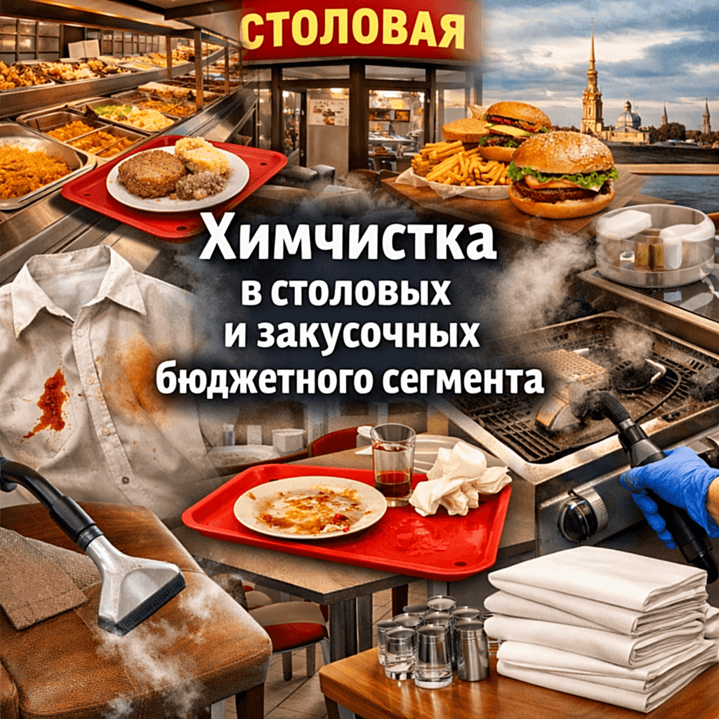 Химчистка в столовых Петербурга