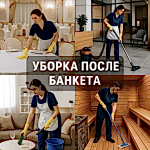 Уборка после банкета