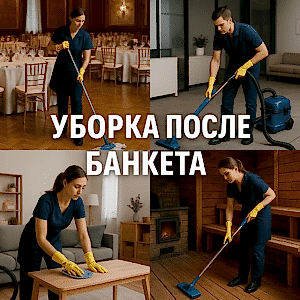 уборка после юбилея