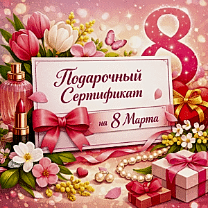 Подарочный сертификат на 8 марта