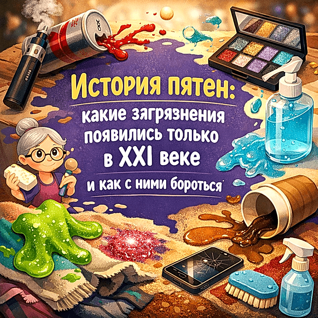 История пятен и химчистки в 20 веке