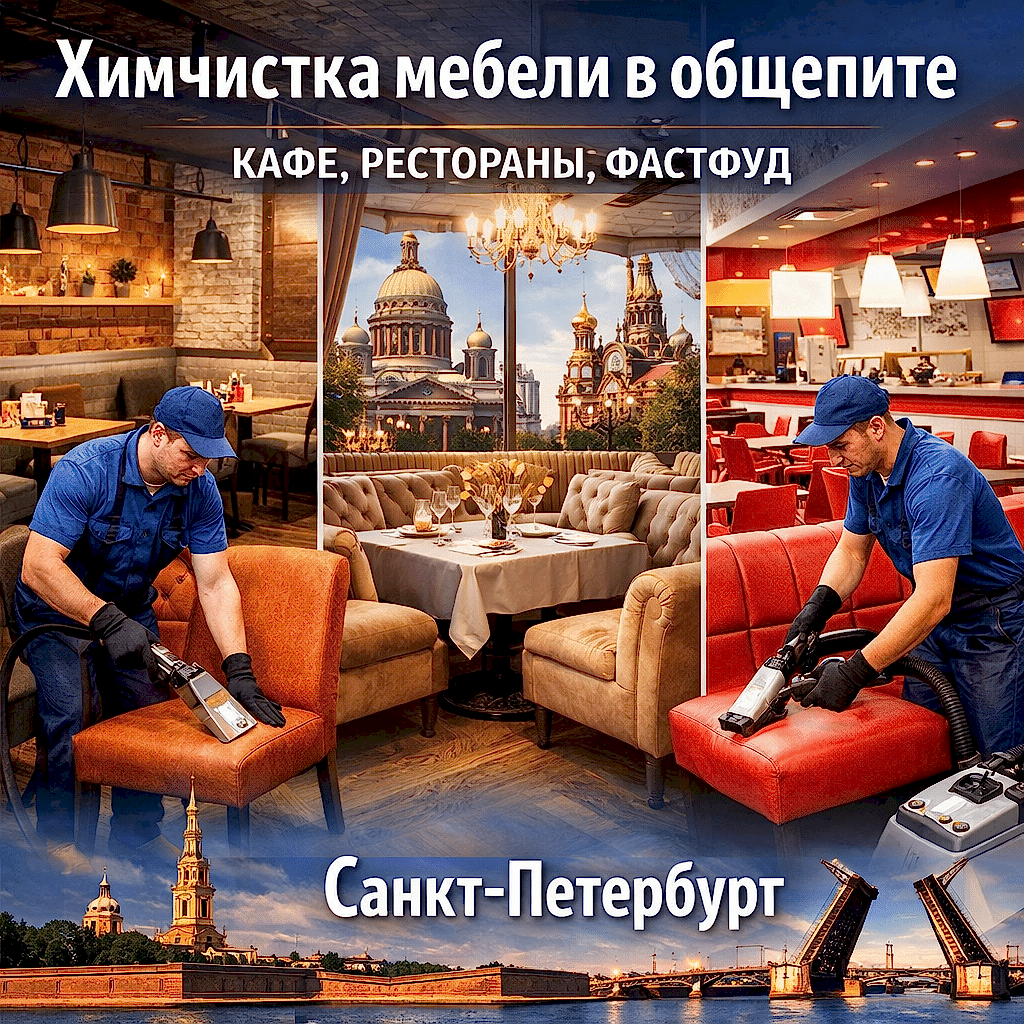 Химчистка мебели в общепите - все что надо знать